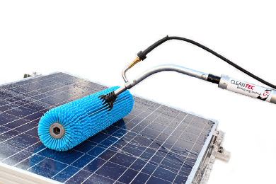 Reinigung einer Photovoltaikanlage